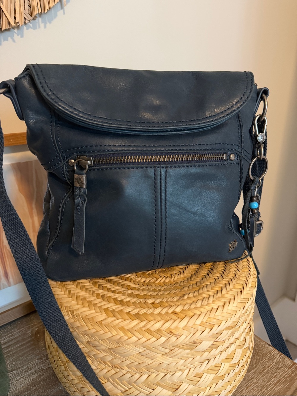 The Sak Katniss Indigo Leather Crossbody - Picture 2 of 11